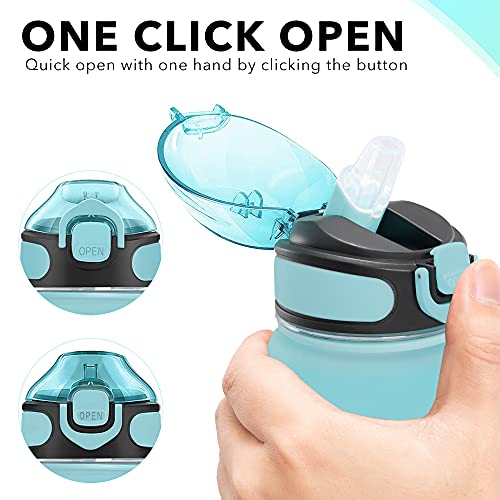 32 oz Drinking Water Bottle with Times to Drink and Straw