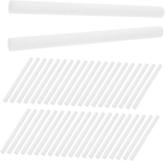 50pcs Cotton Filter Sticks for Humidifier and Diffuser 10x140mm Fragrant Volatile Wicks for Home and Car Replacement Humidifier Filters Easy to Use - AquaVibe