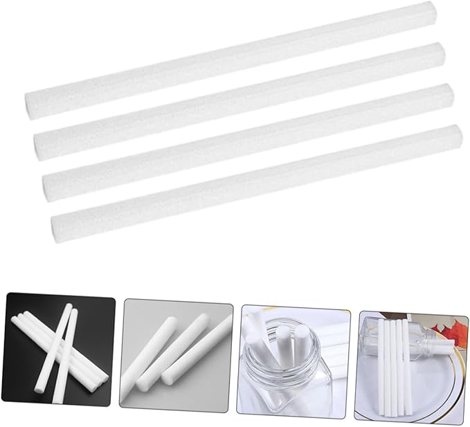 PRETYZOOM 3sets Fiber Diffuse Sticks Essential Oil Volatile Rods Perfume Diffuser Wand Replacement 50pcs*3 - AquaVibe