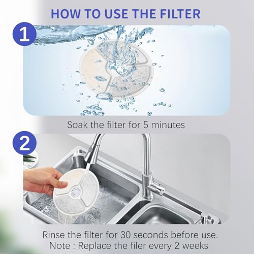 Cat Water Fountain Filter Replacement (8 Count)