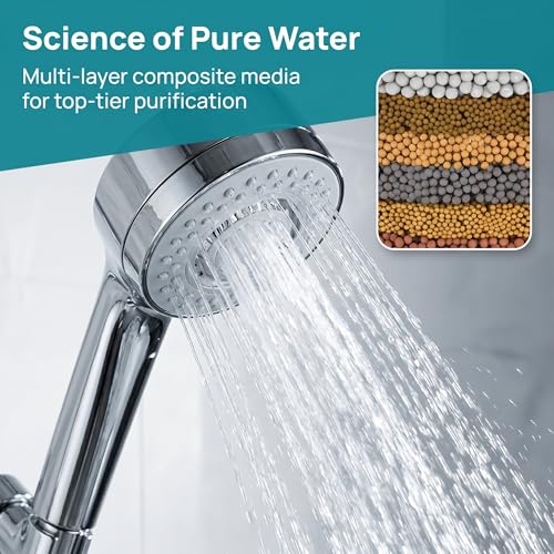 Replacement Shower Filter Cartridge Compatible With PWERAN Filtered Shower head for Hard Water Reduce Chlorine and Harmful Substances