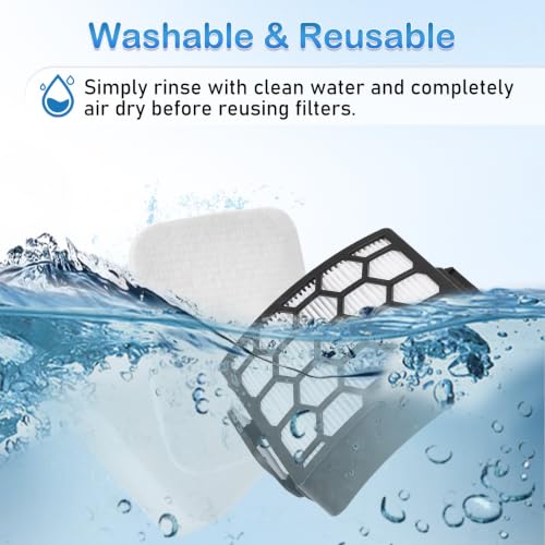 LA802 LA742 Brush Roller Filter Replacement Compatible with Shark Rotator