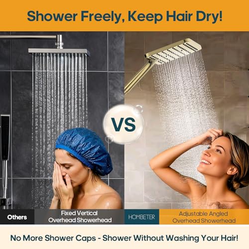 High Pressure Rain Shower Head with Handheld