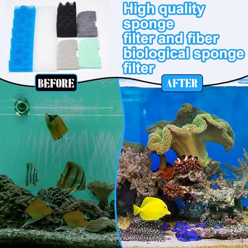 52 Pcs Replacement Filter Media Kit Compatible with Fluval 406 (52 Count)
