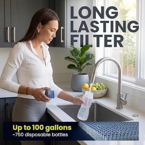 KOH2O Purification Water Bottle with Advanced Filtration