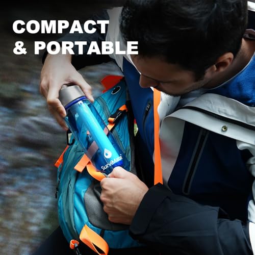 Purified Water Bottle for Camping (2 Count)