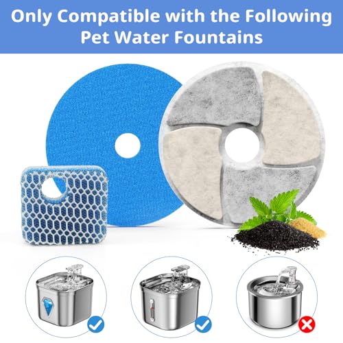 Cat Pet Water Fountain Filters (10 Count)