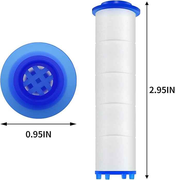 20 Pack Shower Head Filter PP Cotton Handheld, Replacement Filter Tool Suitable for Various Specifications of Shower Heads (2.95 inches)