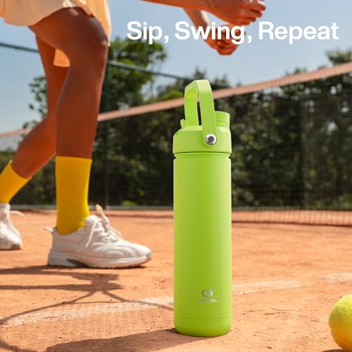 Insulated Water Bottle with Straw Stainless Steel Water Bottle