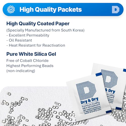 3 Gram [50 Packets] Silica Gel Packets Silica Gel Desiccants