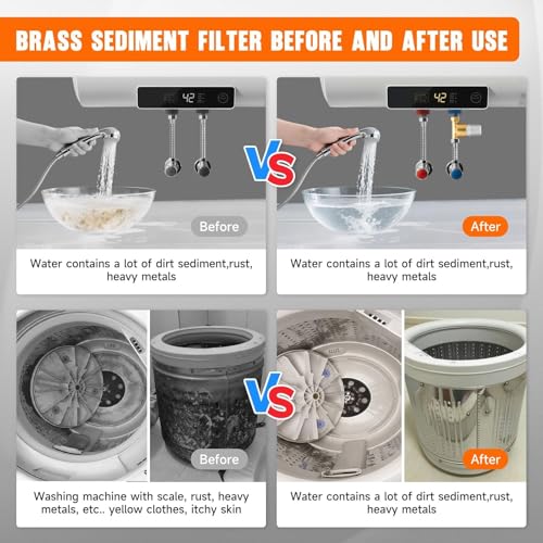 40 Micron Brass Sediment Filter
