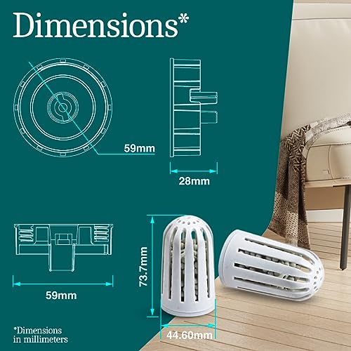 Ultrasonic Universal Humidifier Filter Replacements for Home (3 Count)