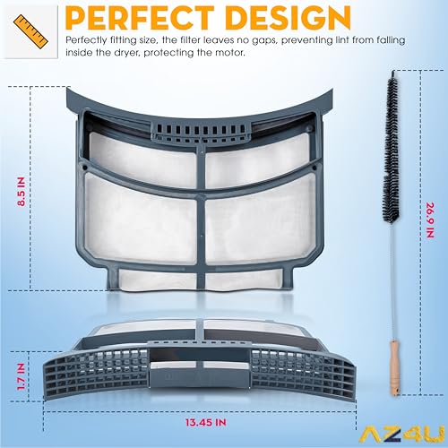 Upgraded WE16X32537 WE16X29597 Dryer Lint Filter Trap Screen Replacement For GE Clothes Dryer