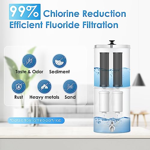TN-A-FS Gravity Water Filter System, NSF/ANSI 42&372 Certified