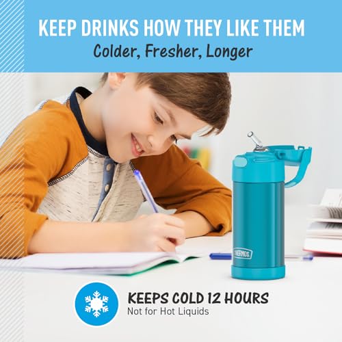 FUNTAINER Water Bottle with Straw