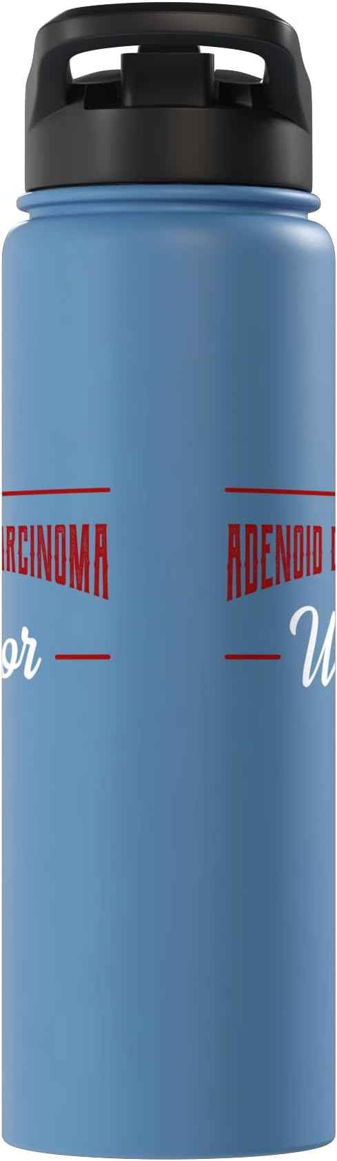 I Am A Warrior Adenoid Cystic Carcinoma ACC Adenoidcystic Stainless Steel Insulated Water Bottle