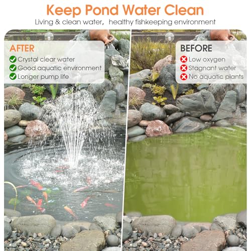 30W Solar Pond Filter with Water Pump Kit