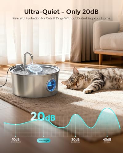 Cat Water Fountain Stainless Steel