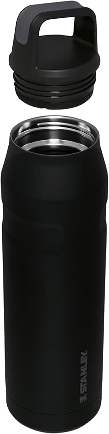 Stanley IceFlow Cap and Carry Water Bottle | Wide Mouth Twist Lid | Lightweight & Leakproof for Travel & Sports | Insulated Stainless Steel | BPA-Free