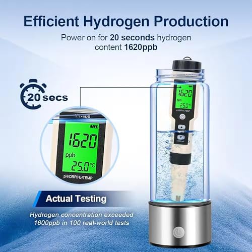 Hydrogen Water Bottle Generator 2pack (2 Count)
