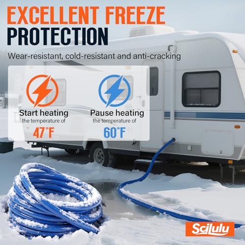 50FT Heated Water Hose for RV