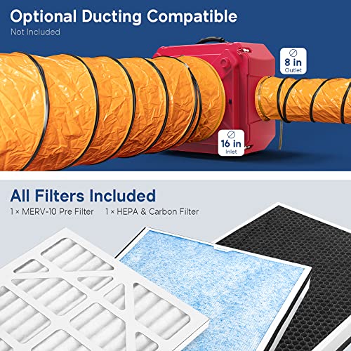 Air Scrubber HEPA with 3 Stage Filtration
