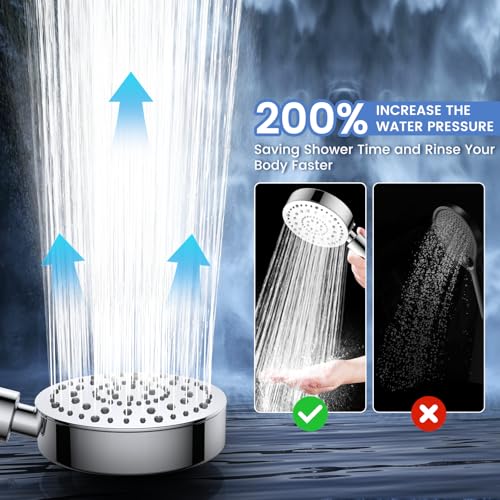 Filtered Shower Head with Handheld