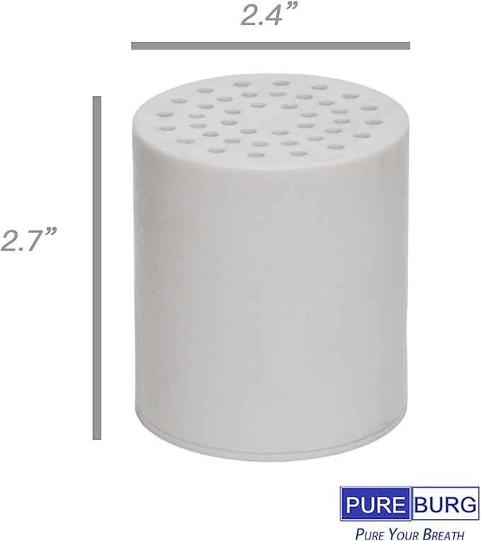 PUREBUGR 20-Stage Replacement Showerhead Filter Compatible for Aquabliss SF100 SF220 (SFC220) & Compatible with AquaHomeGroup Showerhead Filter, 5-Pack