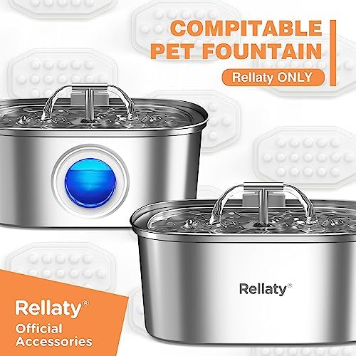 Official 32PCS Cat Water Fountain Filters Replacement (12 Count)