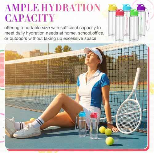 150 Pieces Reusable Plastic Water Bottles Bulk (150 Count)