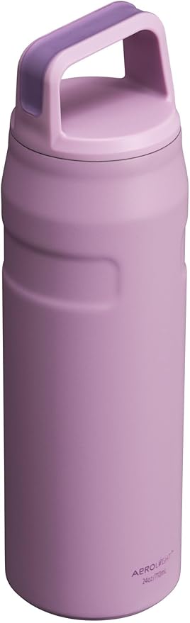 Stanley IceFlow Cap and Carry Water Bottle | Wide Mouth Twist Lid | Lightweight & Leakproof for Travel & Sports | Insulated Stainless Steel | BPA-Free