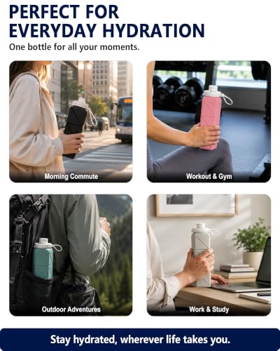 Collapsible Water Bottles 21oz