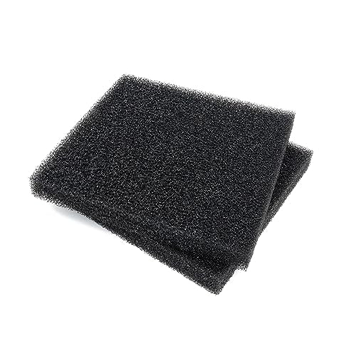 4 Pieces Aquarium Filter Foam Sponges Pad 20PPI 9x9x1 inch (4 Count)