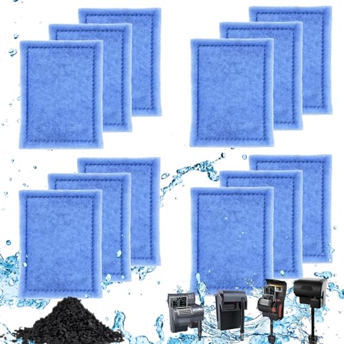 12 PCS Aquarium Filter Cartridge Filters (12 Count)