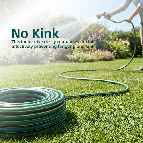 Solution4Patio Long Leader Green Garden Hose 3