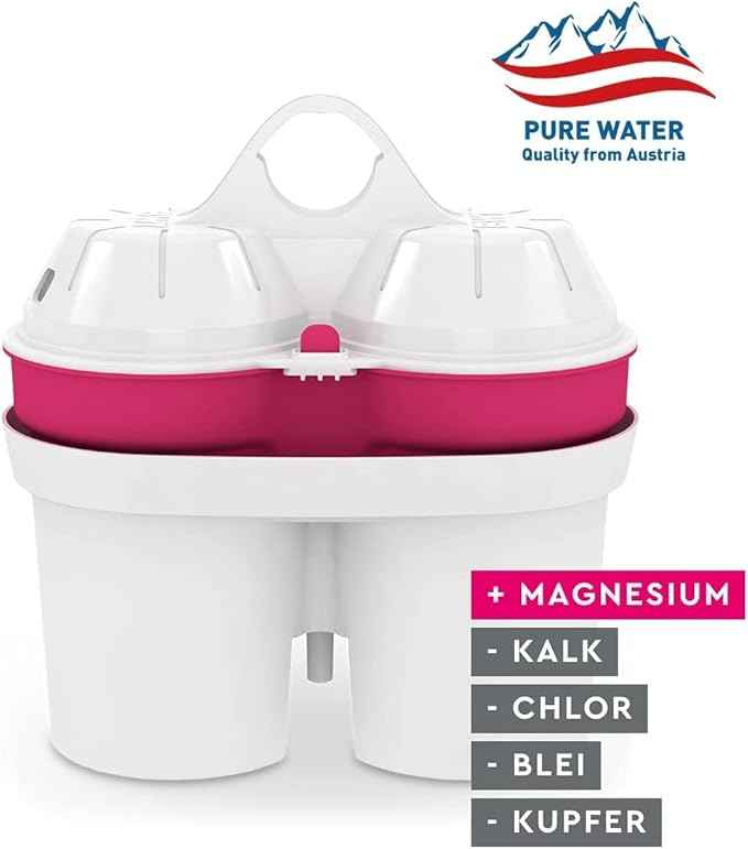 BWT Magnesium Gourmet L0814334 Cartridges Water Filter (Pack of 3 + 1)