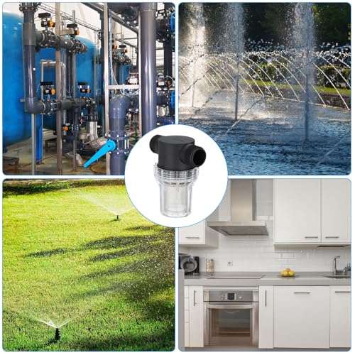 1" Male in Line Strainer Water Pump Filter with 40 Mesh