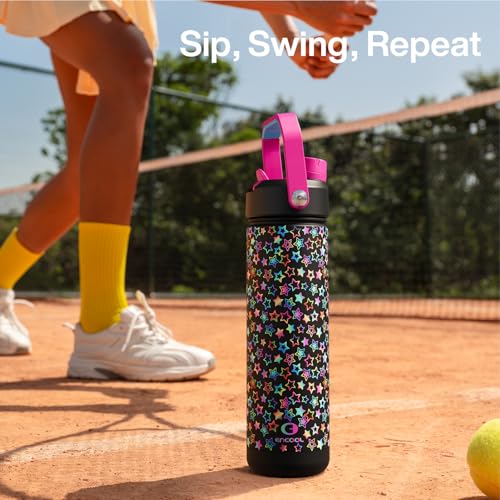 Insulated Water Bottle with Straw Stainless Steel Water Bottle