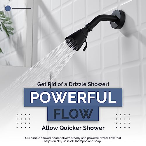 High Flow Shower Spray Head Adjustable