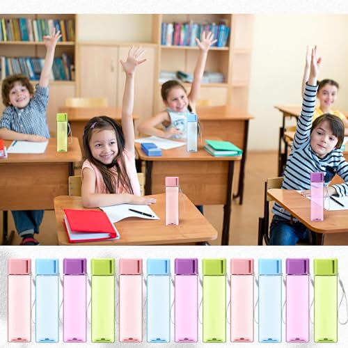 30 Pcs Water Bottles Bulk 17 Oz Plastic Leak Proof (30 Count)