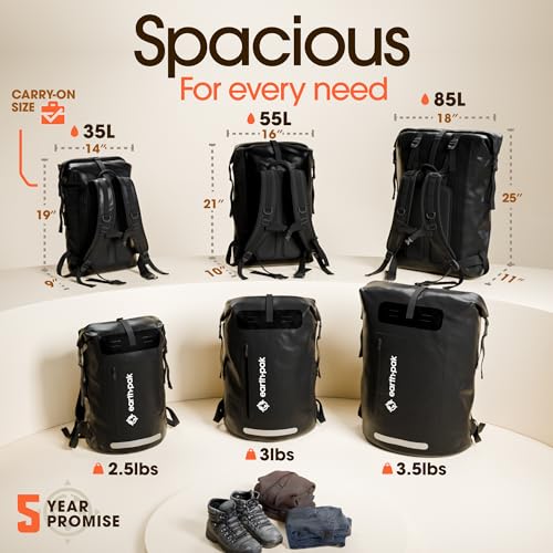 Waterproof Dry Bag Backpack 55L