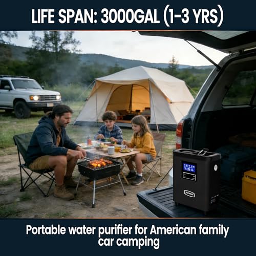 Portable Electric RO Water Filter System with UV Light