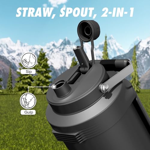 1 Gallon Insulated Water Bottle for Travel