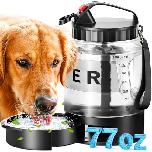 77oz Large Dog Water Bottle
