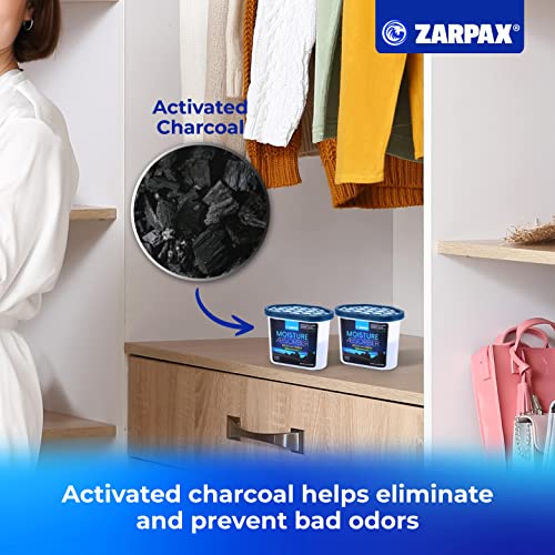 Moisture Absorber Activated Charcoal 10.5 oz (42 Ounce)