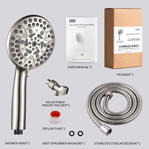 10 Spray Shower Head with Handheld