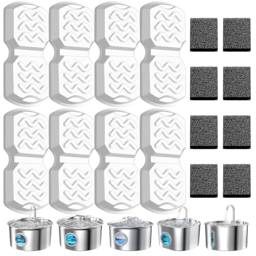 16Pcs Cat Water Fountain Filters Replacement (8 Count)
