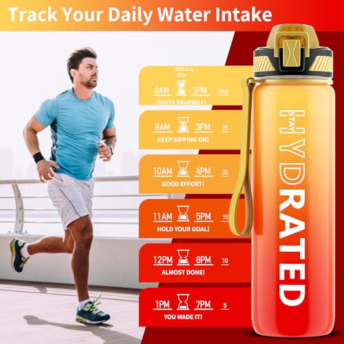 Water Bottle with Straw