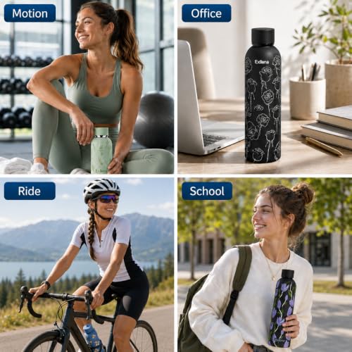 25oz Metal Water Bottle for Travel with Clip