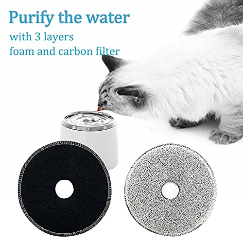 Foam filter for Catit Fresh and Clear Drinking Water fountains (6 Count)